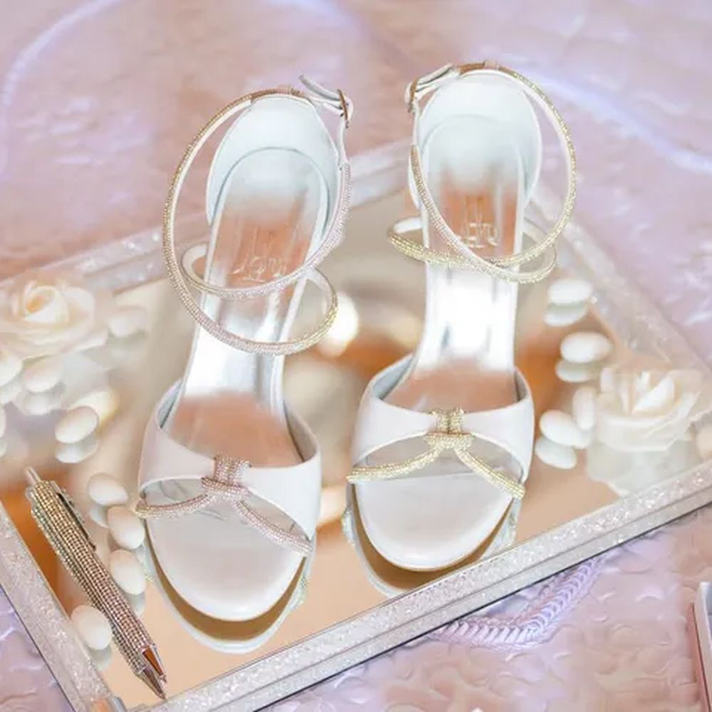 Lou bridal sandals Crystals